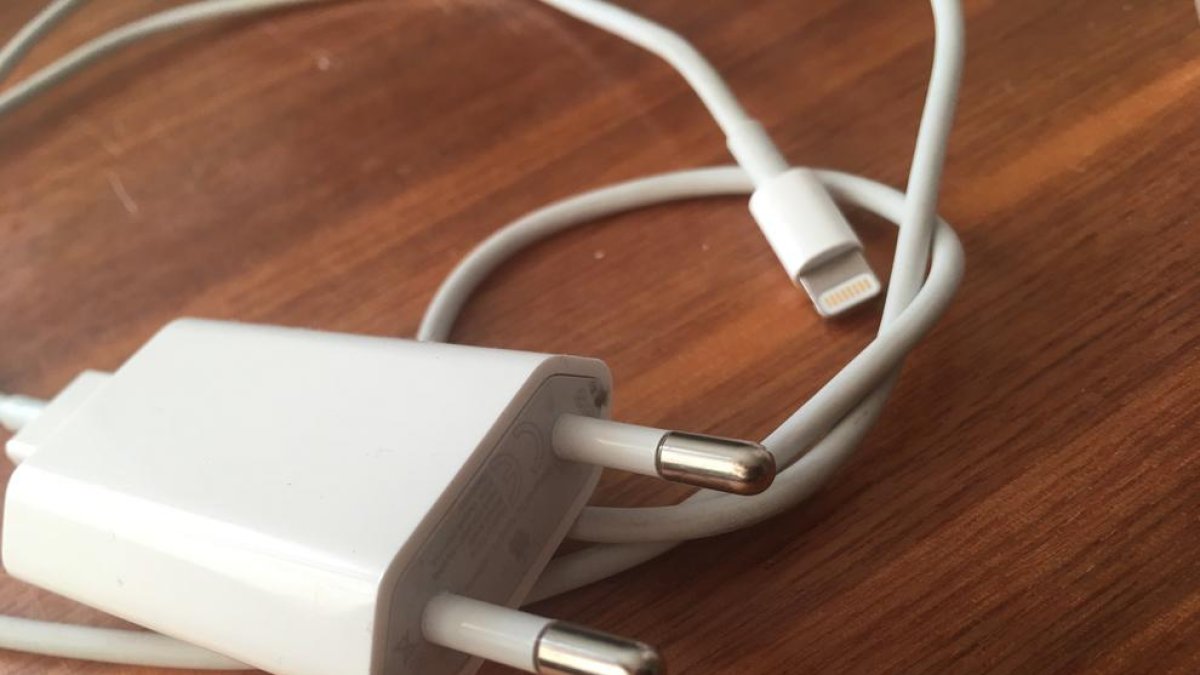 El cable que MG ha utilitzat per imitar és un Lightning d'Apple.