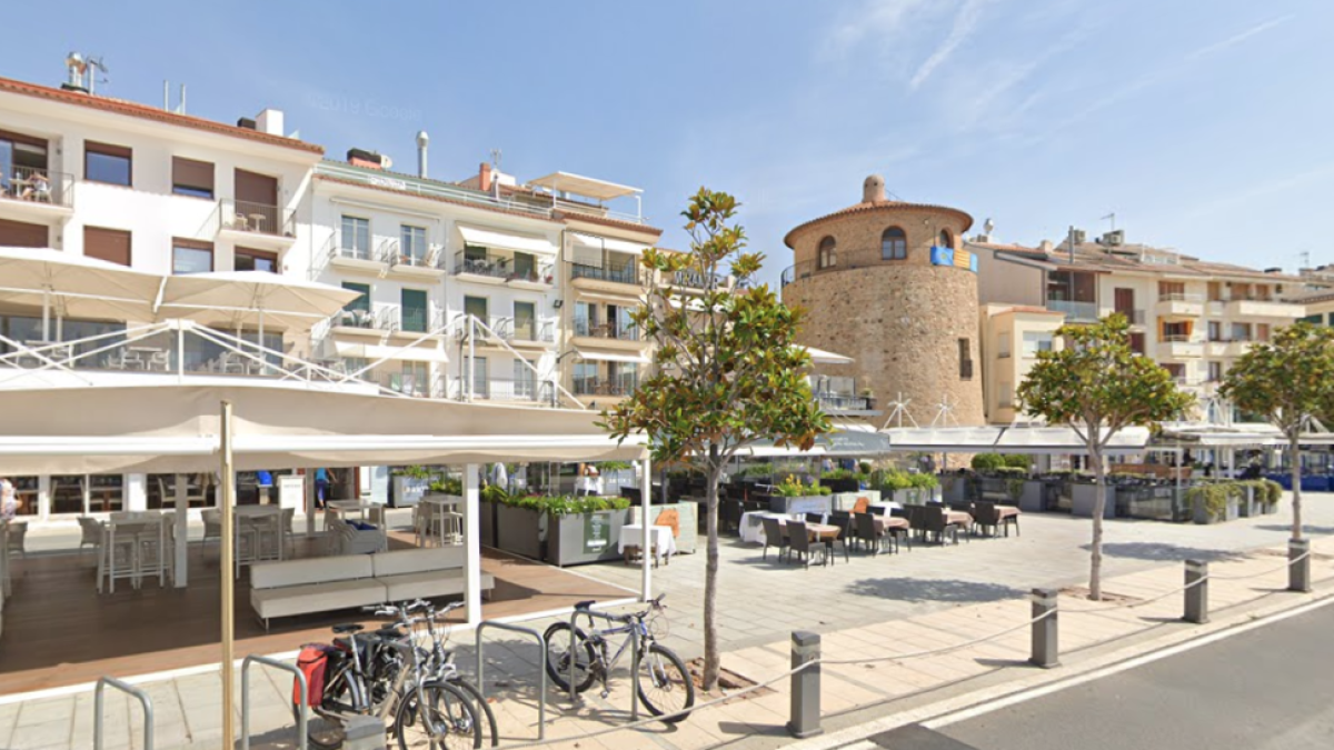 Imagen del paseo Miramar de Cambrils.