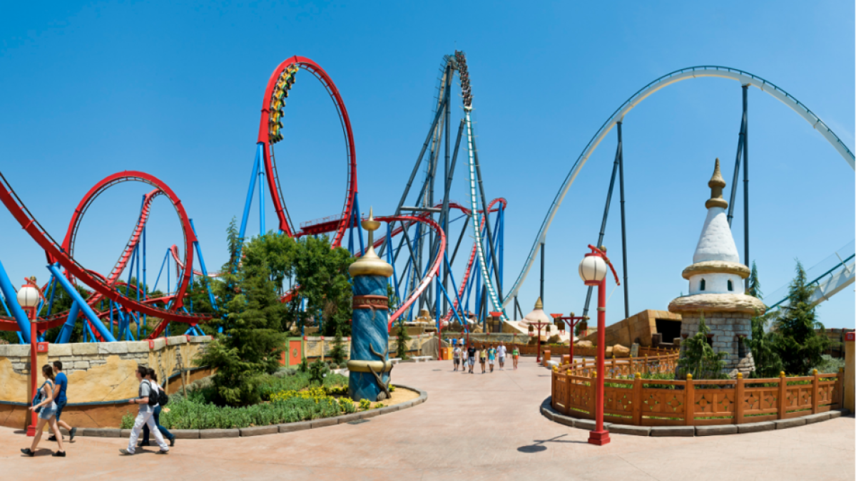 Imatge del parc temàtic de PortAventura.