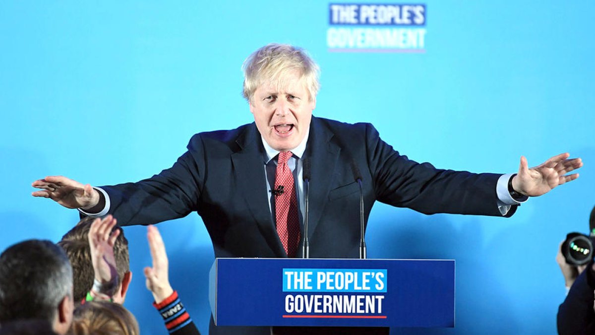 Boris Johnson, elprimer ministre britànic ha aconseguit una majoria folgada a les eleccions.