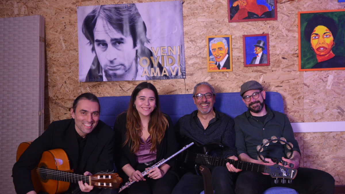 Imatge del quartet Veni Ovidi Amavi que actuarà aquest diumenge al Morell.