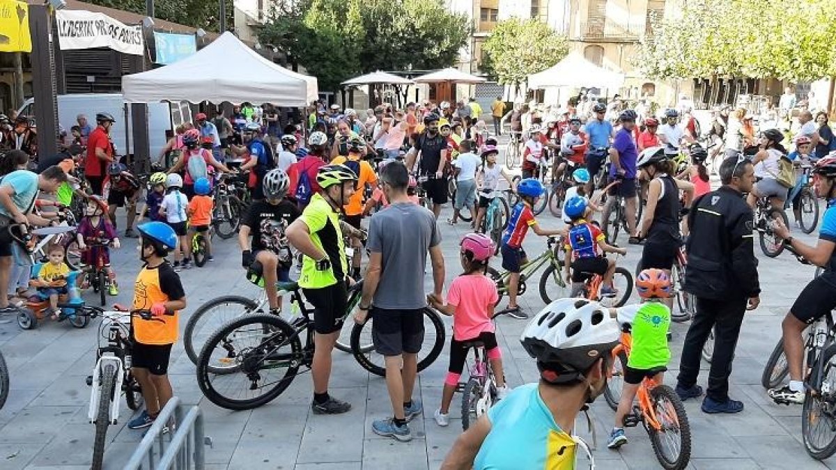 Imatge d'una edició anterior de la Festa de la Bicicleta de Valls.