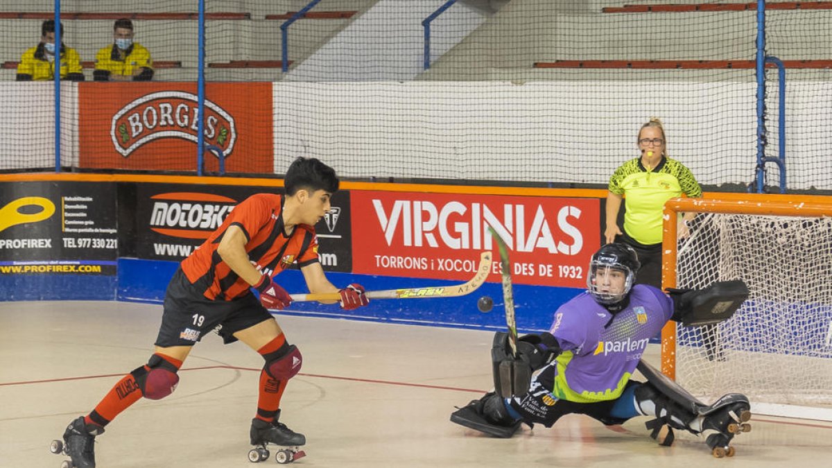 Imagen del penúltimo partido del OK Liga.