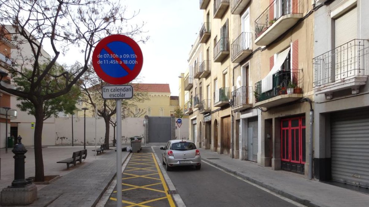 La zona reservada se encuentra en las calles de Doctor Robert y de Alt de Sant Pere.