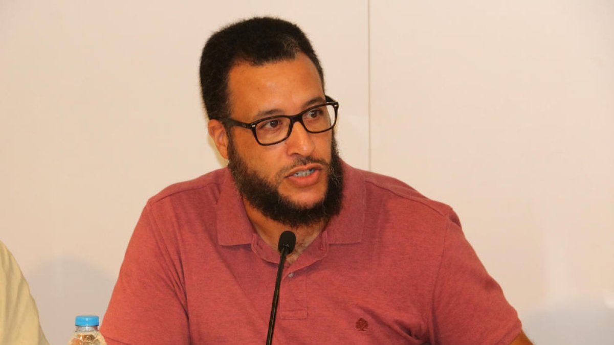 El president de l'Adedcom a Reus, Mohamed Said Badaoui.