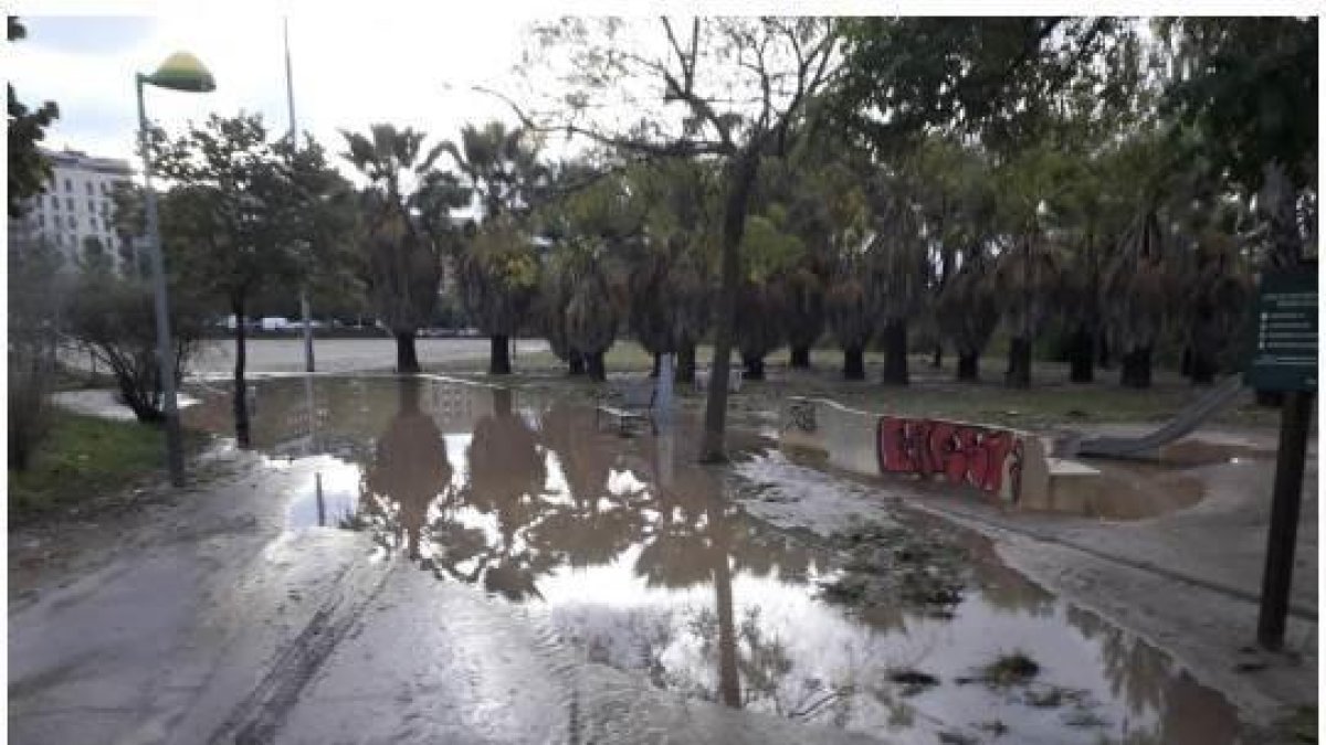 Imatge de l'estat del Parc Francolí de Tarragona