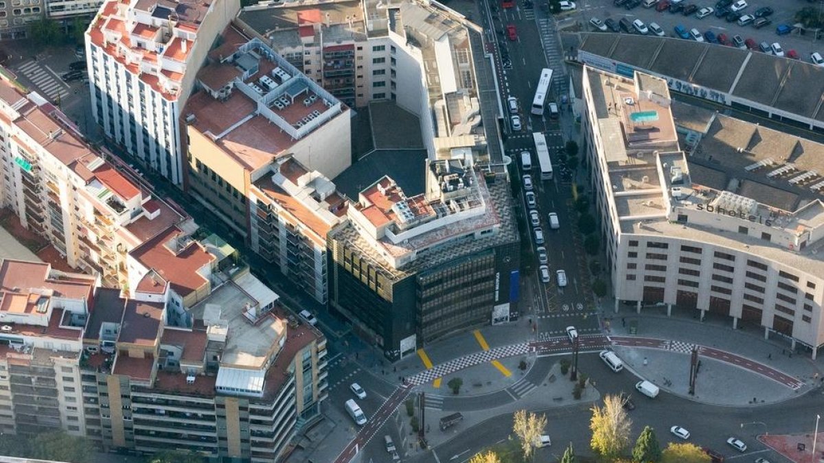 Imatge de la plaça Imperial Tarraco de Tarragona.