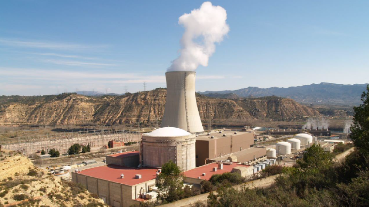 Imagen de la central nuclear de Ascó II.