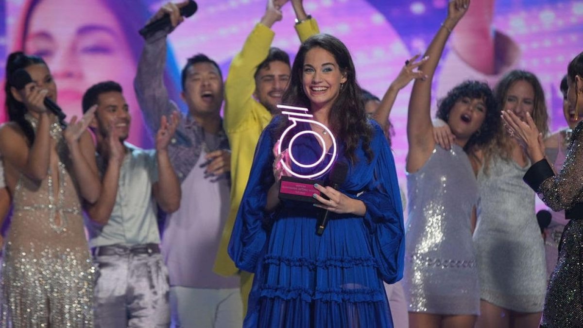 La cantant Mariona Escoda, guanyadora d''Eufòria'.