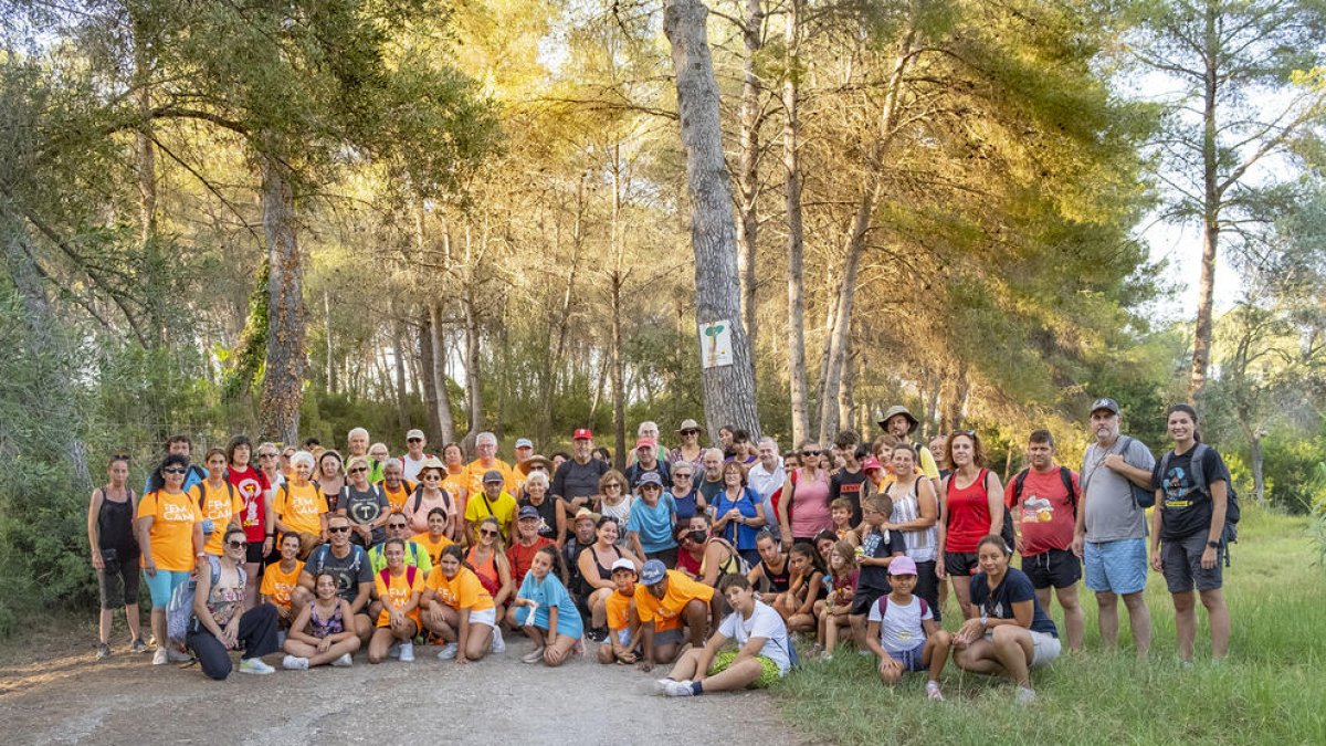 Foto de família dels participants.