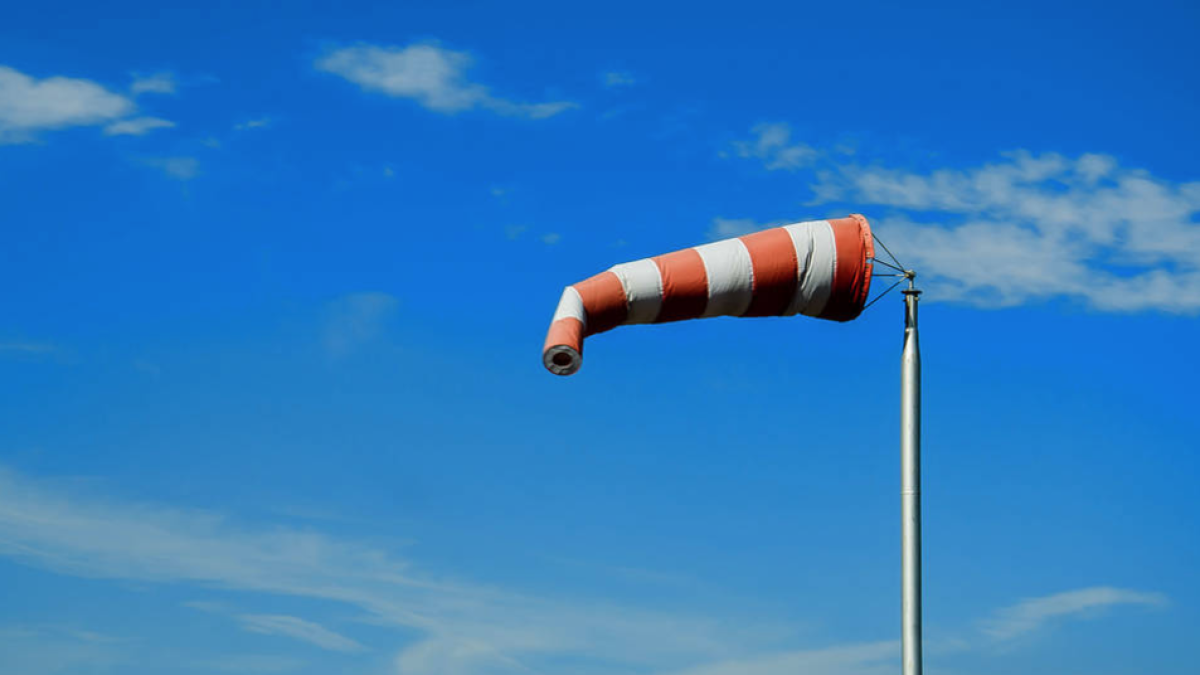 Imagen de una manguera de viento.