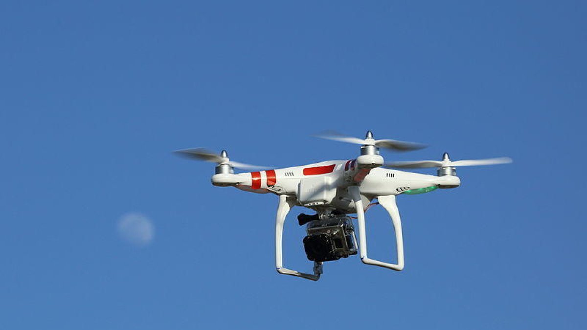 Imatge d'arxiu d'un dron.