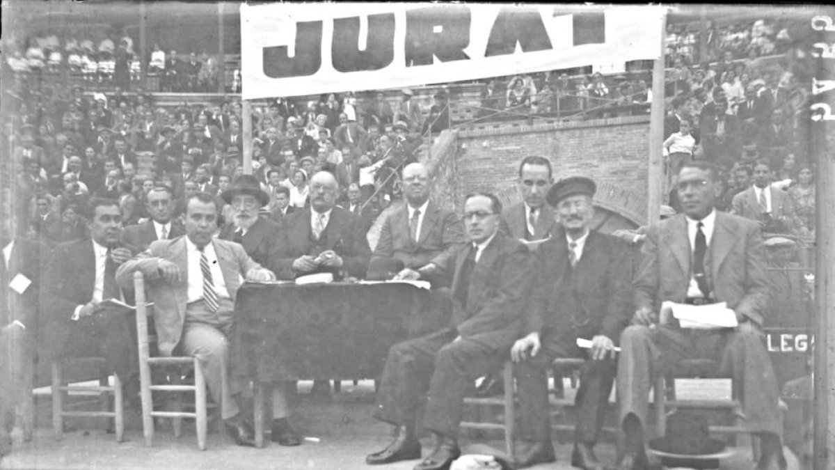 Imagen del primer Concurso de los Castillos de Tarragona, en 1932.