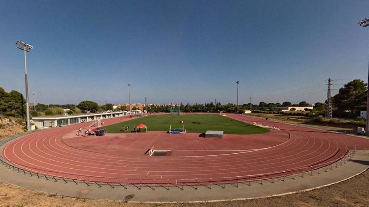 La pista d'Atletismo de Cambrils.