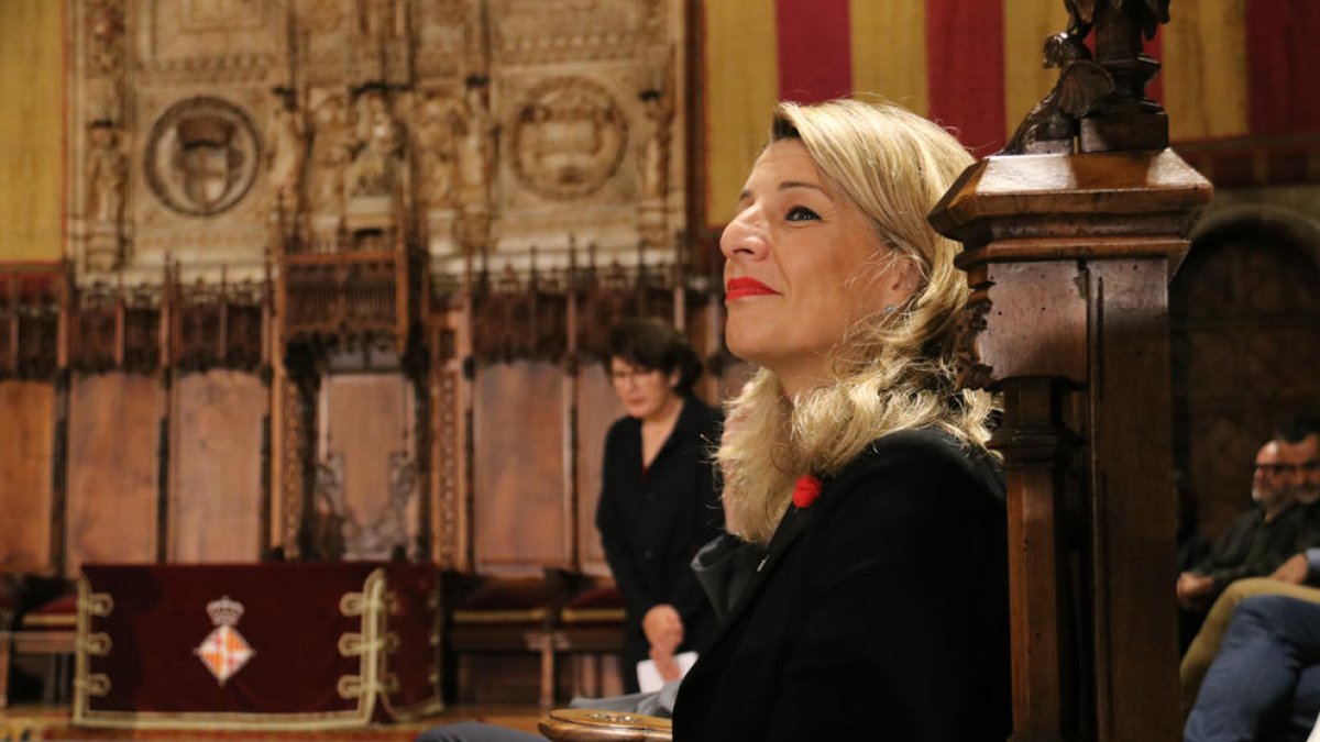 La vicepresidenta segunda del gobierno español, Yolanda Díaz.