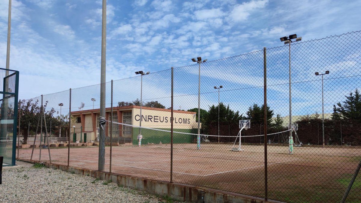 Imatge d'arxiu de les instal·lacions de pàdel i tenis del club.