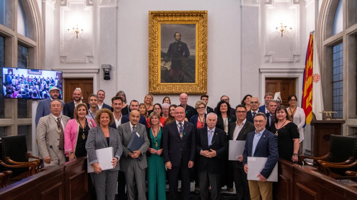 Imatge de l'acte del lliurament dels Guardons de la Ciutat.