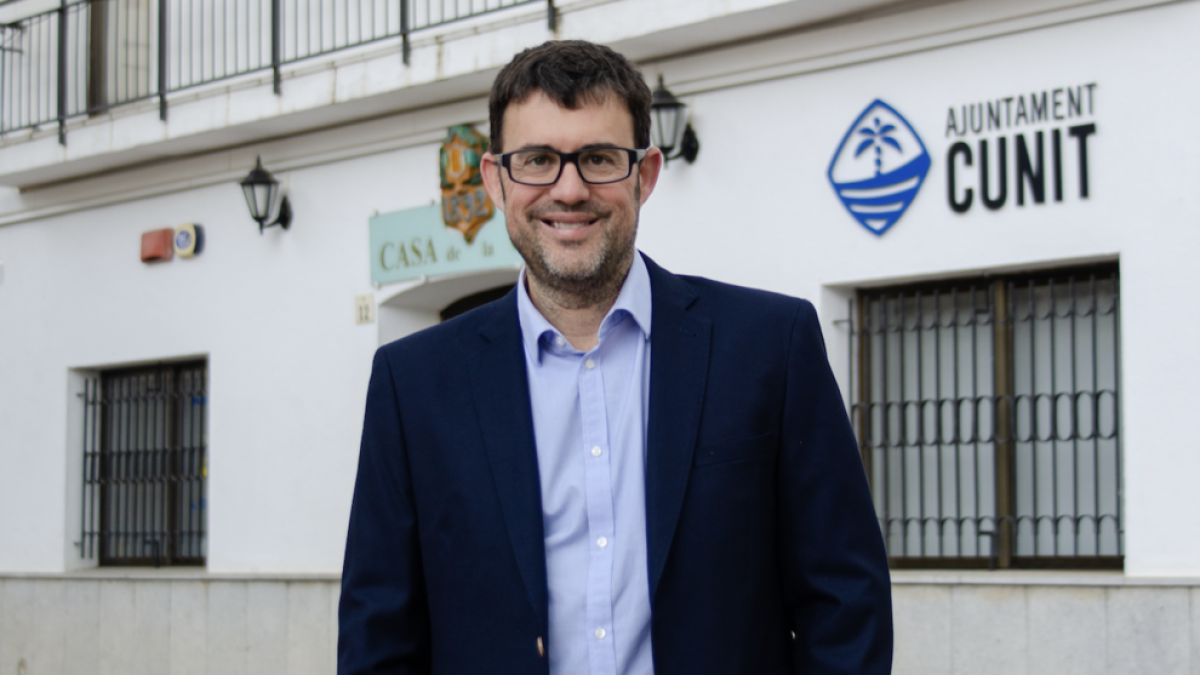 Imatge del candidat d'Impulsem Cunit, Jaume Casañas, per a les eleccions municipals de 2023.