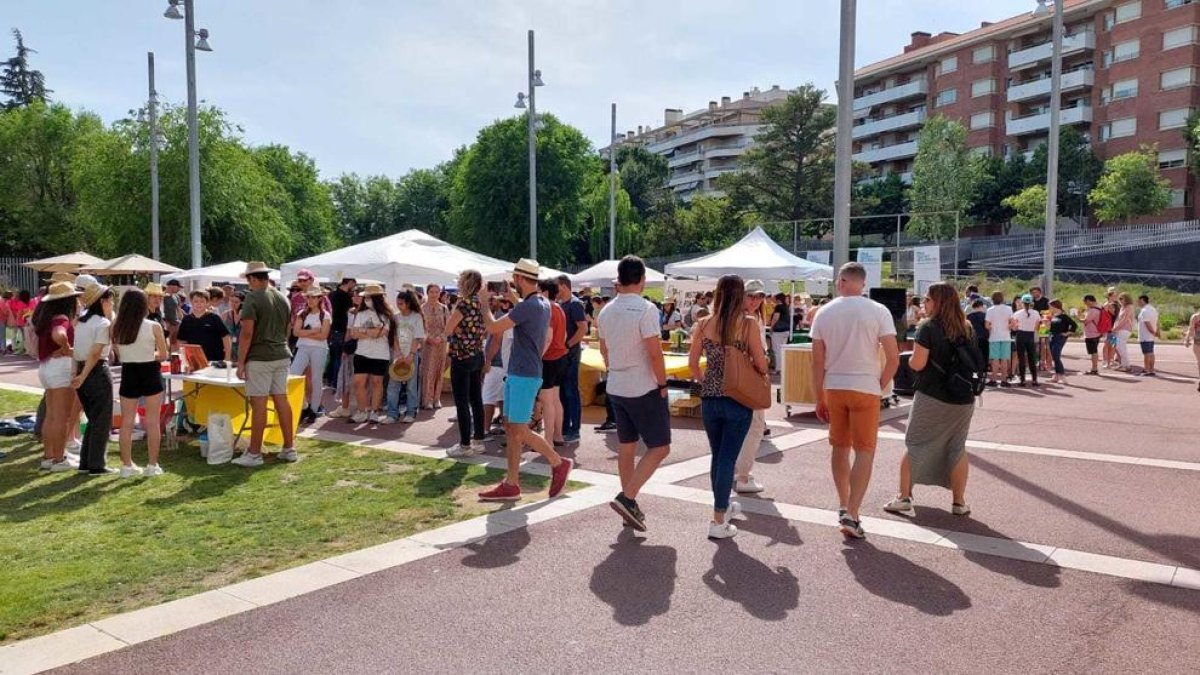 Imatge del Tastet de Ciència a La Fira Centre Comercial de Reus.