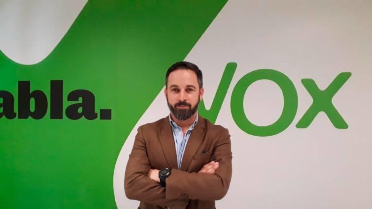 Santiago Abascal, lídier de Vox, en una imagen de archivo.