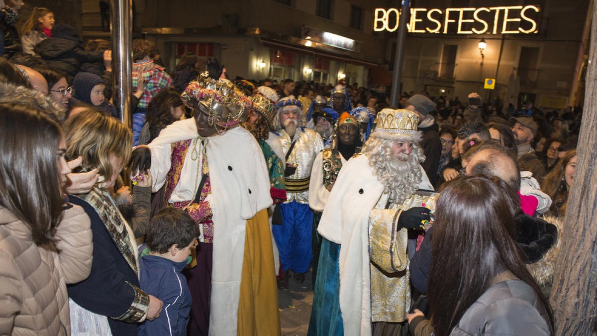 Imagen de archivo de los Reyes de Oriente llegando a Vila-seca.