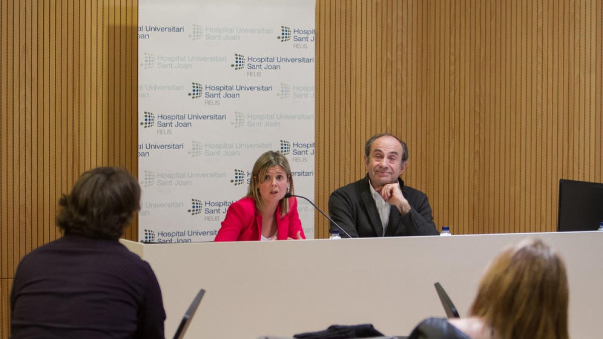 La presidenta del hospital, Noemí Llauradó, y el director general de Sagessa, Jordi Colomer, dieron a conocer ayer los números.