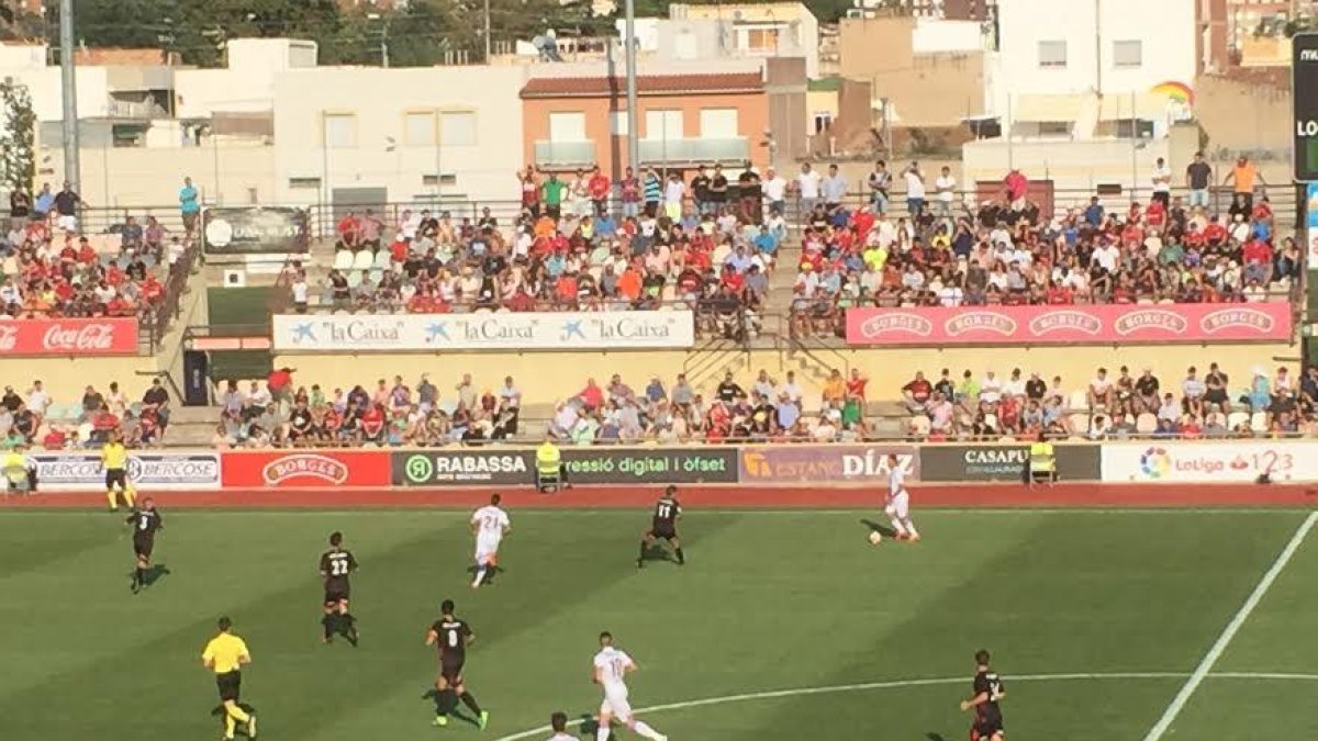 El partit està emocionant.