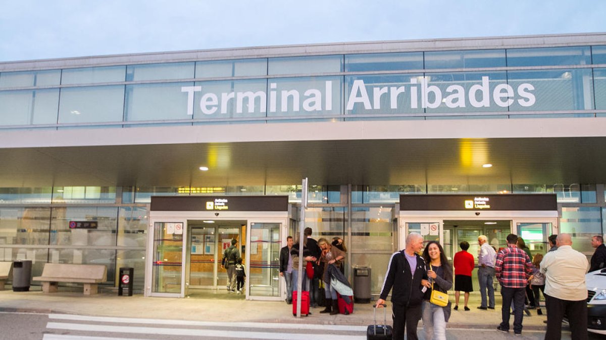 La terminal d'arribades de l'aeroport reusenc, en una imatge d'arxiu.