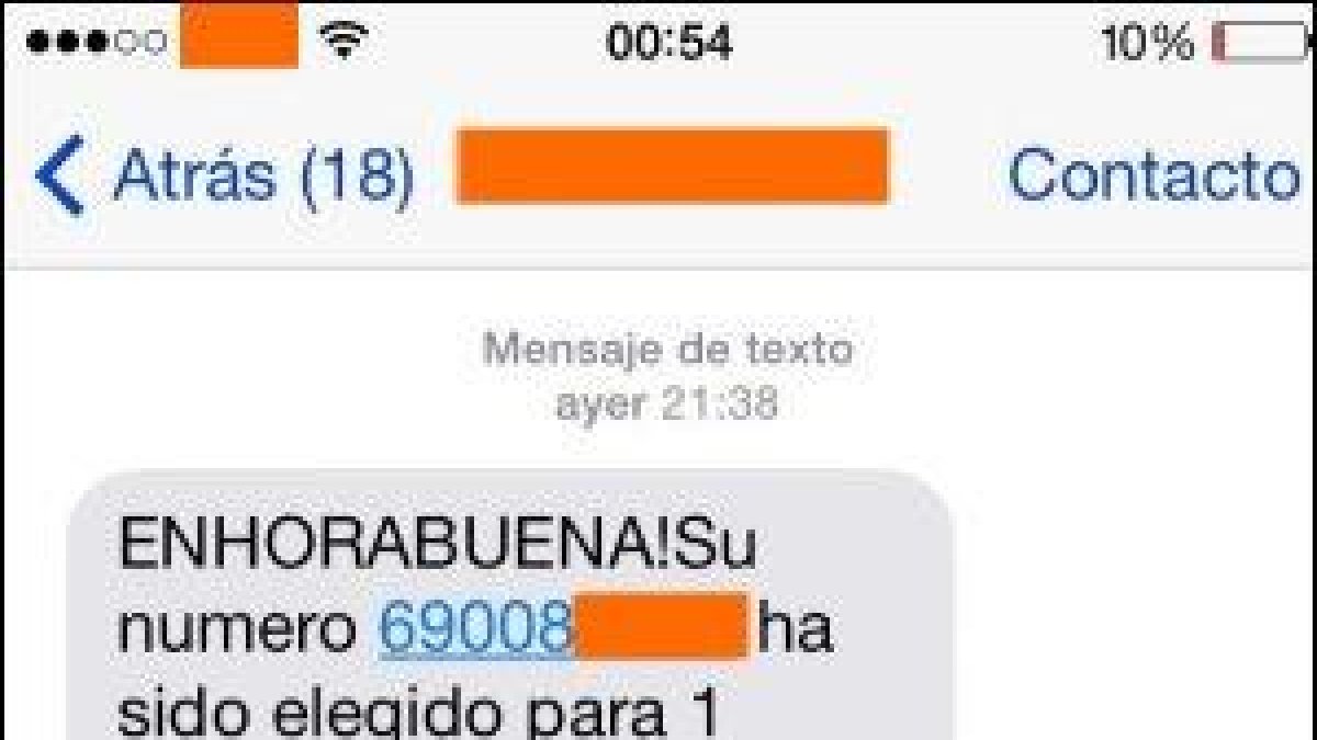 Mossos alerta d'una nova estafa via SMS que 'premia' el receptor amb una targeta regal del Corte Inglés