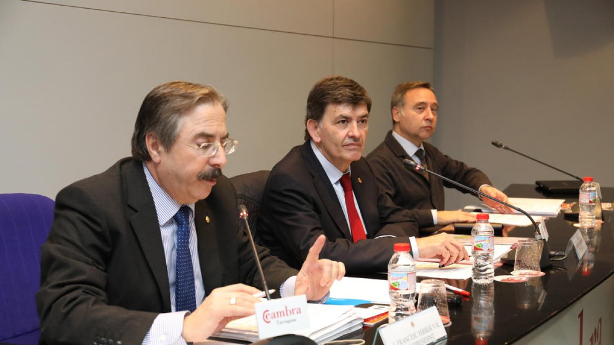 Josep Francesc Ferrer, Josep Maria Andreu i Javier Balañá.