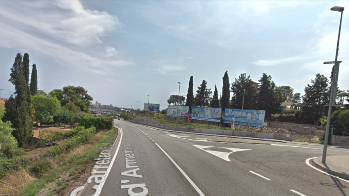 El accidente ha tenido lugar en la carretera de Pont d'Armentera.