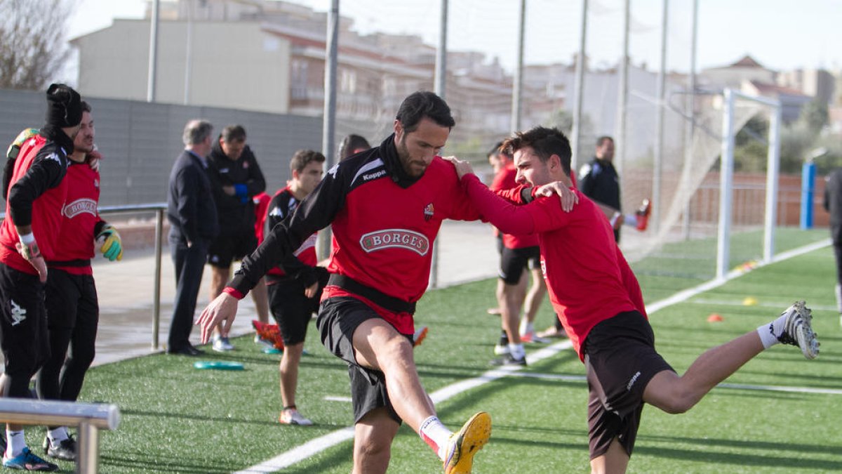 Rafa García, entrenant amb el CF Reus.