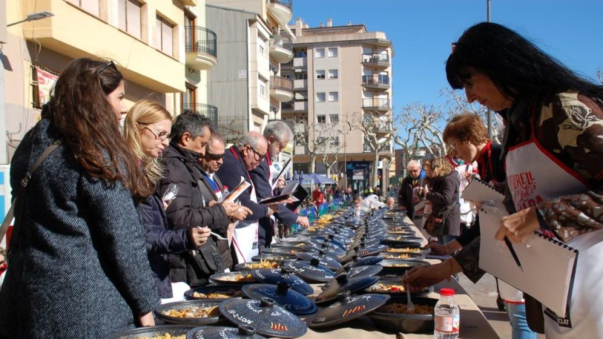 Un momento de una pasada edición de la Xatonada Popular del Vendrell.