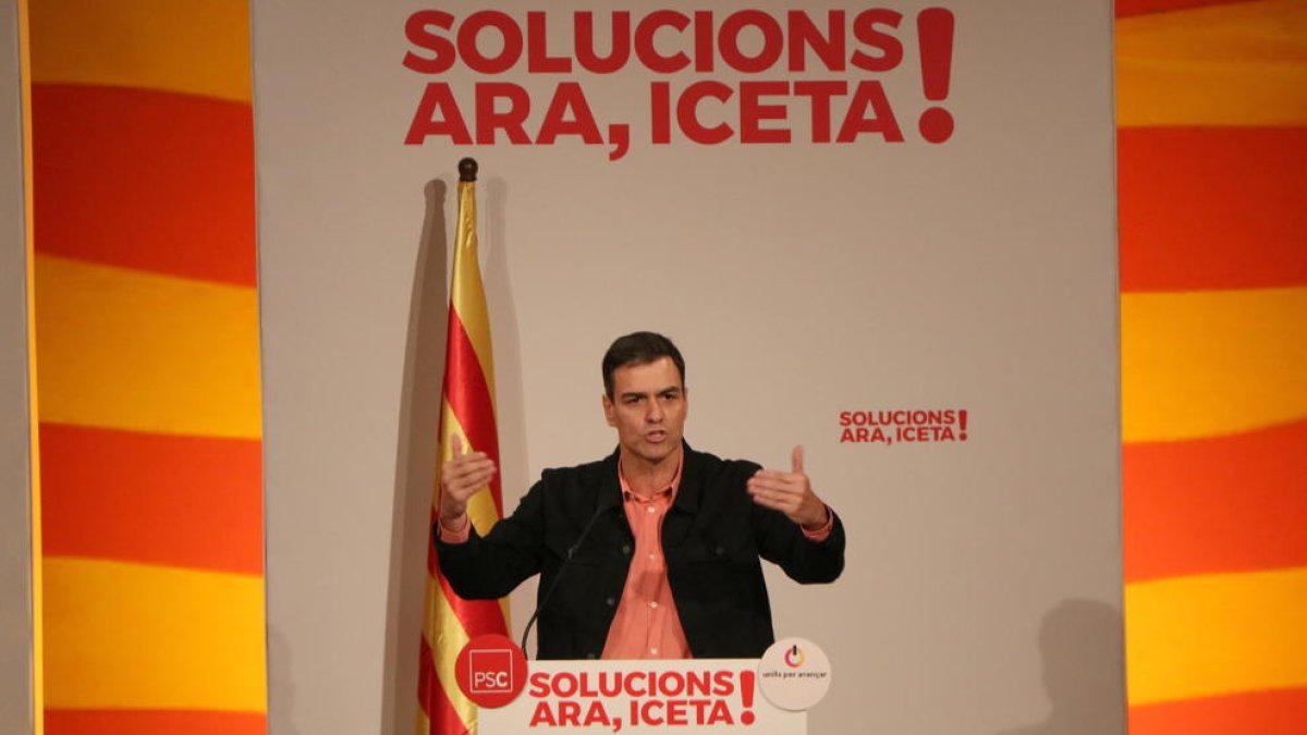 Pedro Sánchez ha participat en l'acte del PSC a Tarragona.