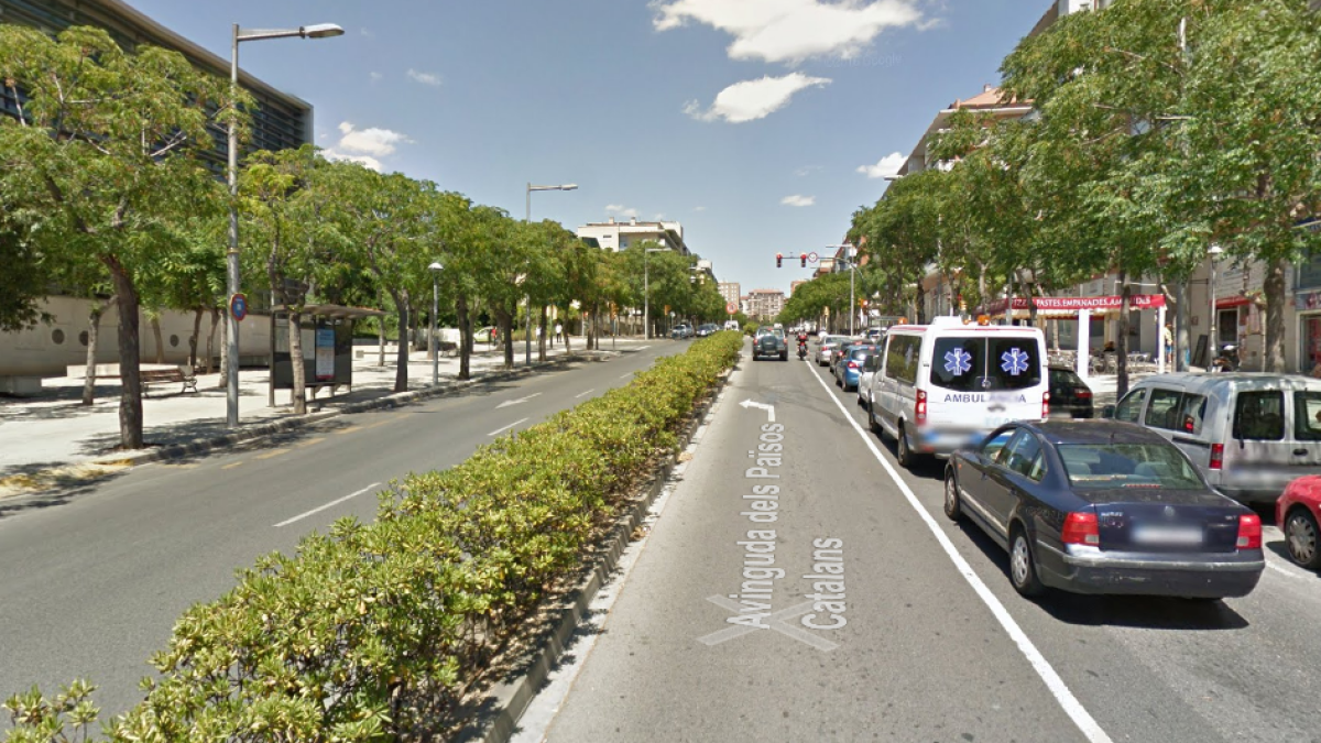 La avenida Països Catalans.