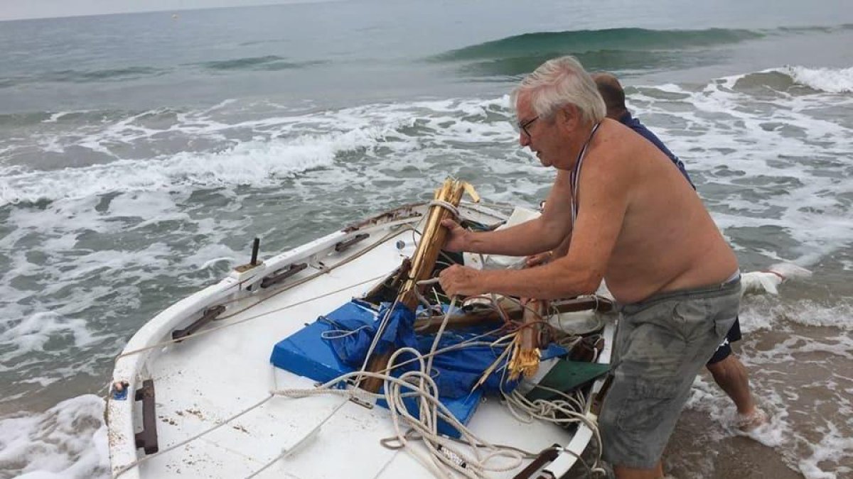 Los trabajos de reparación de la barca se habían acabado justo este miércoles.