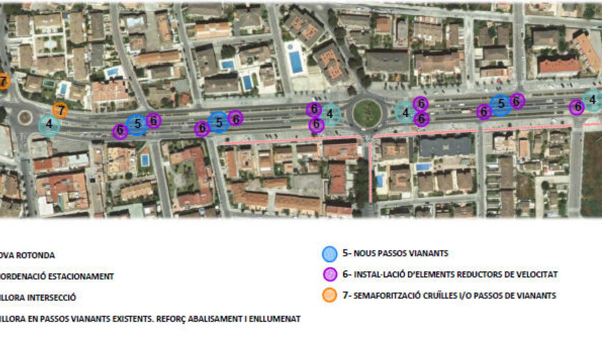 El plano con las reformas que se llevarán a cabo.