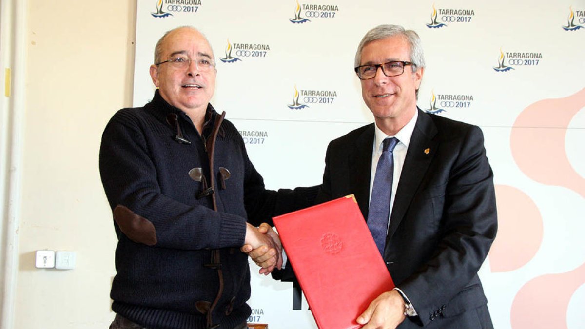 Josep Bargalló i Josep Fèlix Ballsteros, en una imatge d'arxiu.