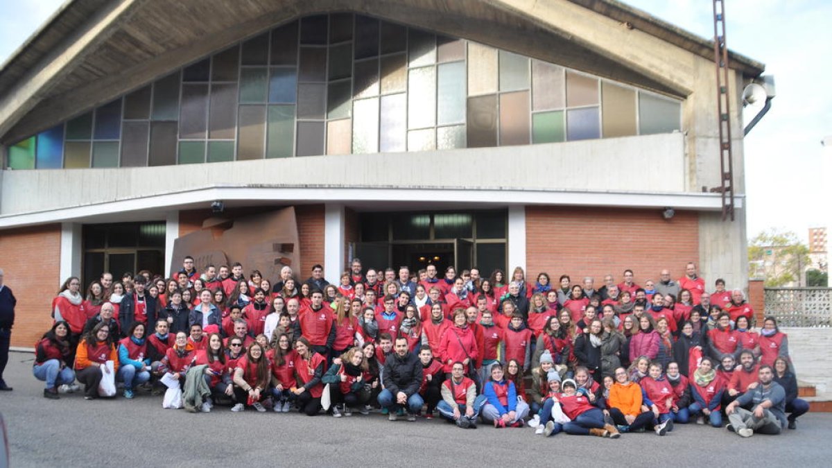 Imagen de los voluntarios que participaron en la