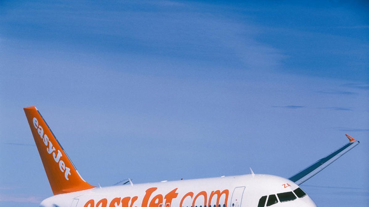 Un avión de Easyjet, en una imagen de archivo cedida por la compañía