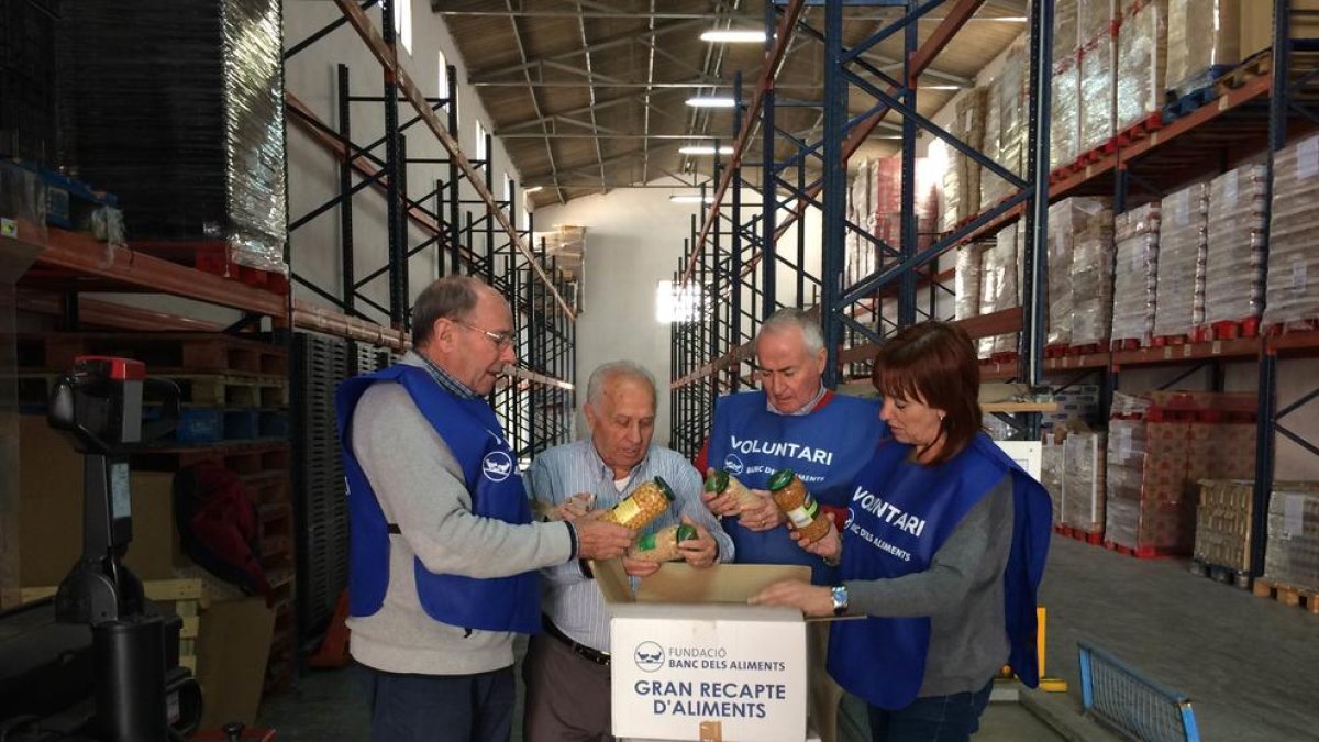 El almacén central de Reus ya espera las donaciones.