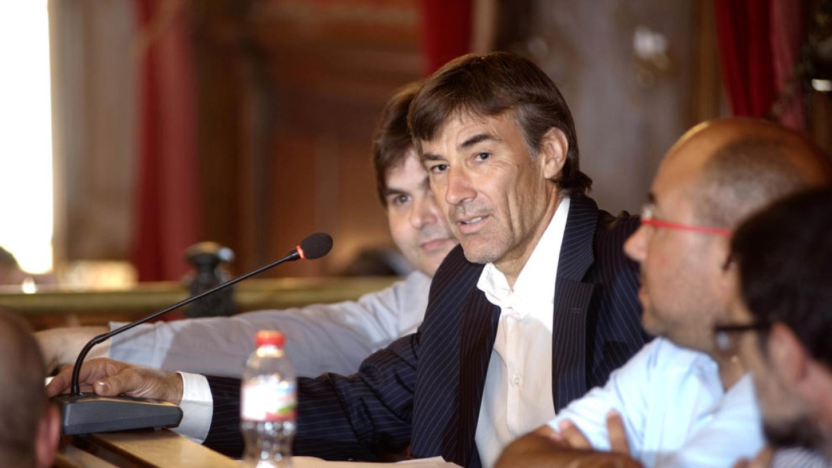 Imagen de Mariano Herráiz, durante una sesión plenaria, el año 2015.