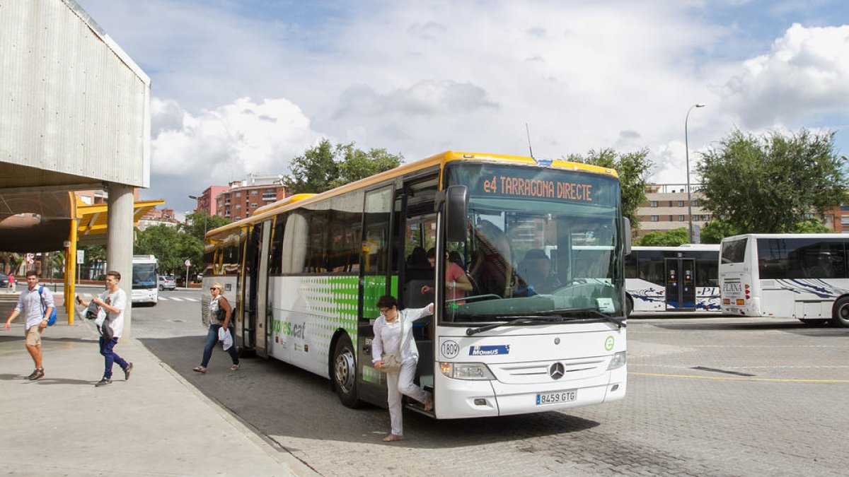 Imatge de l'estació d'autobusos de Reus.