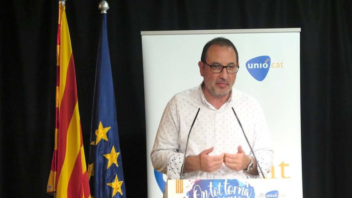 Imatge d'arxiu de Ramon Espadaler quan encara la seva formació es denominava Unió.cat