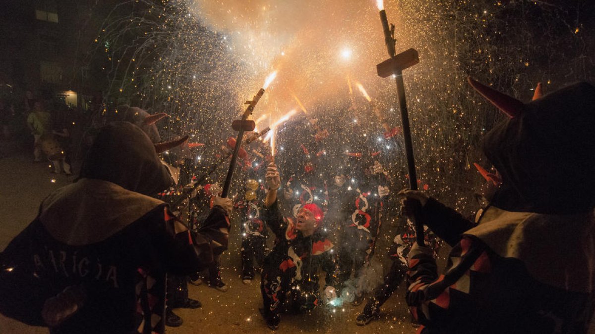 El correfoc infantil de dissabte.