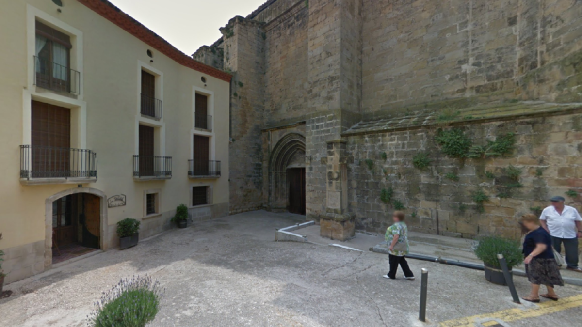 La plaça de l'Església és un dels espais del municipi que es remodelarà.