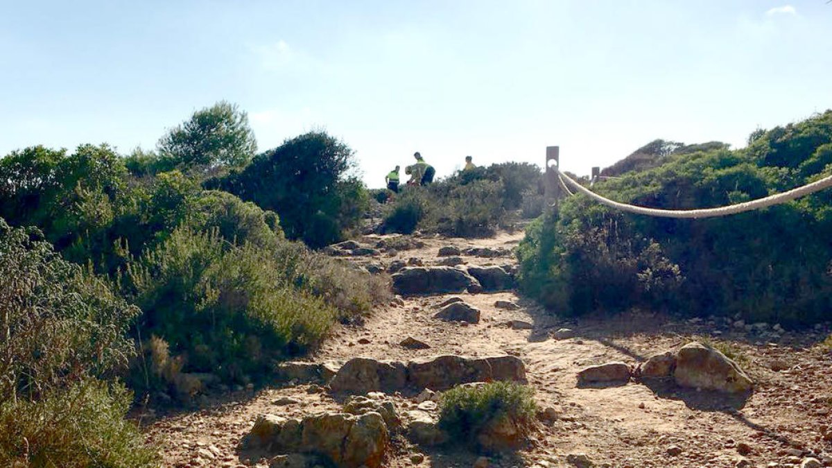 Aquesta és la zona on han trobat el cos.