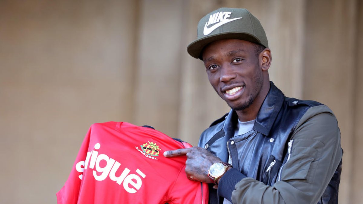 Stephane Emaná ya es un jugador plenamente consolidado en el primer equipo del Nàstic.