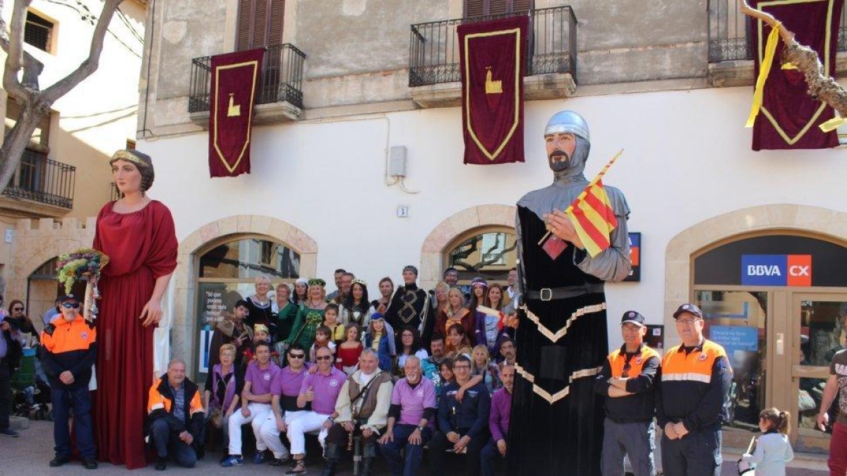 Els gegants, protagonistes a Creixell.