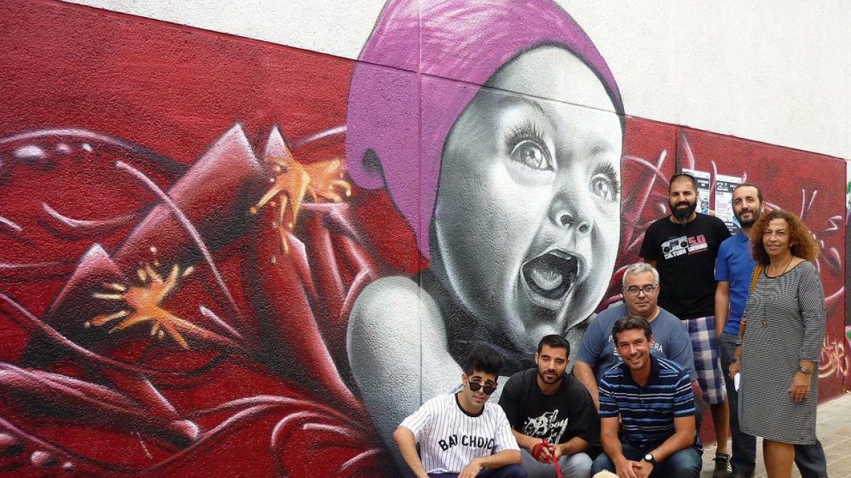 Concurs de grafitis que tindrà lloc dins del Festival d'strret dande del Vendrell.
